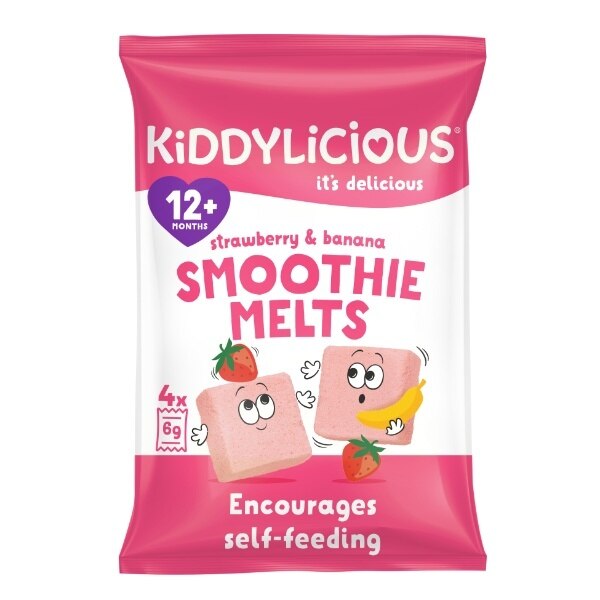 Kiddylicious Strawb Banana Melts 4 x 6g