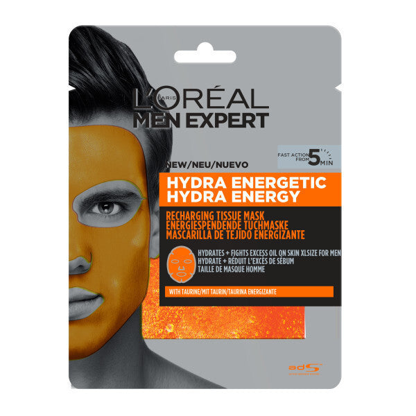 L'Oreal Men Expert Hydra Energetic Tissue Mask 30g