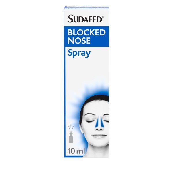 Sudafed Blocked Nose Nasal Spray 10ml