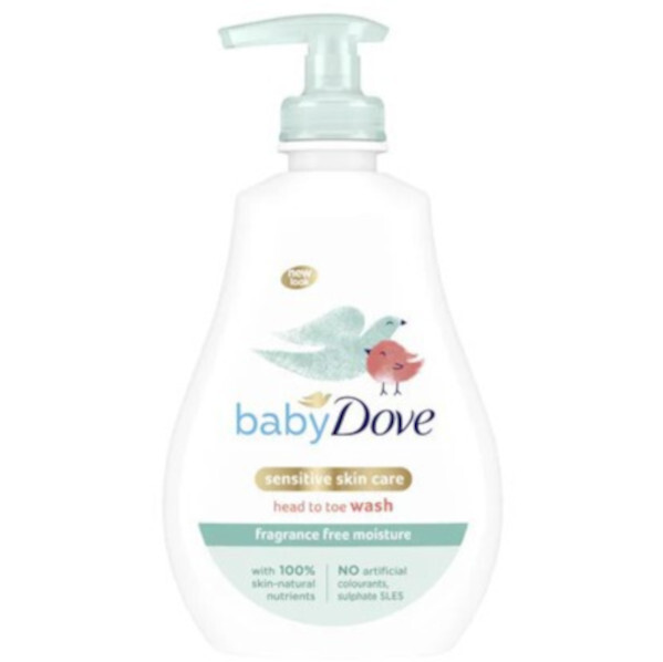 Baby Dove Head to toe wash Fragrance Free Moisture 400ml