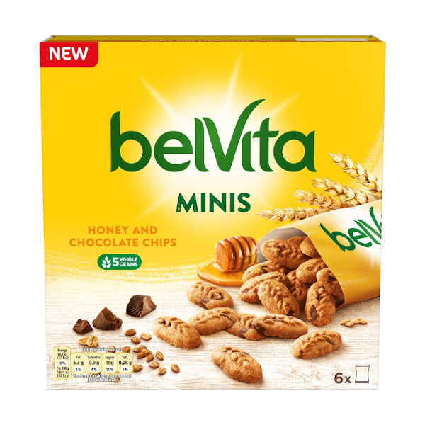 Belvita Minis Honey And Nut 6 Pack