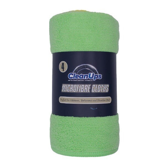 Cleanups Microfibre Cloths 4 Pack