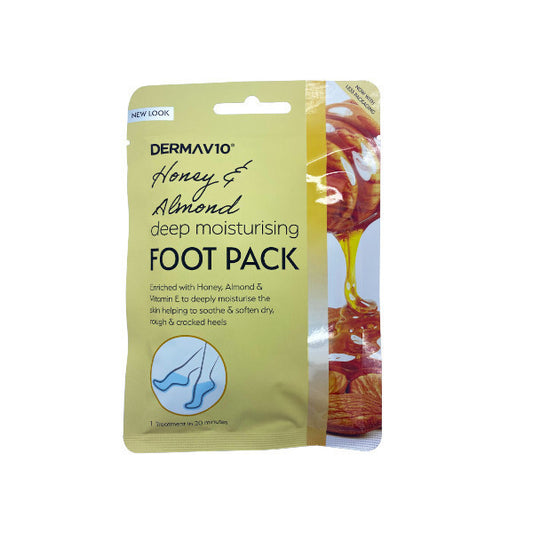 Derma V10 Honey & Almond Foot Pack