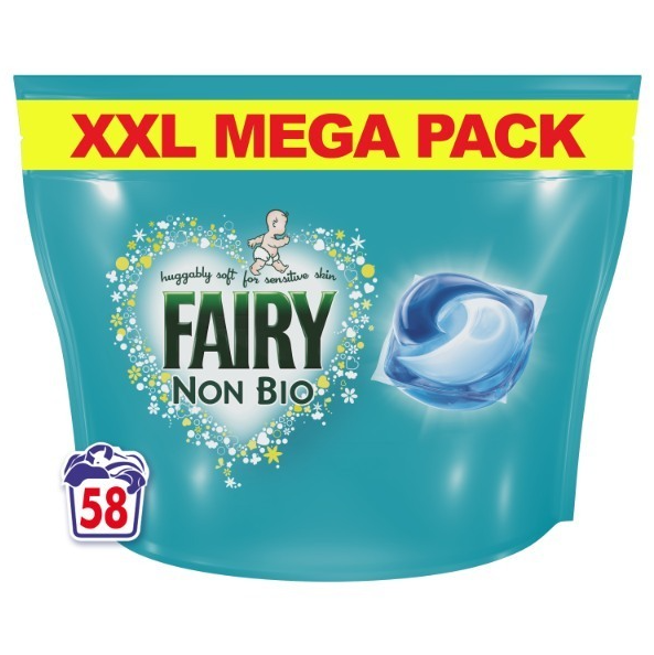 Fairy Non Bio Pods 58 Pack