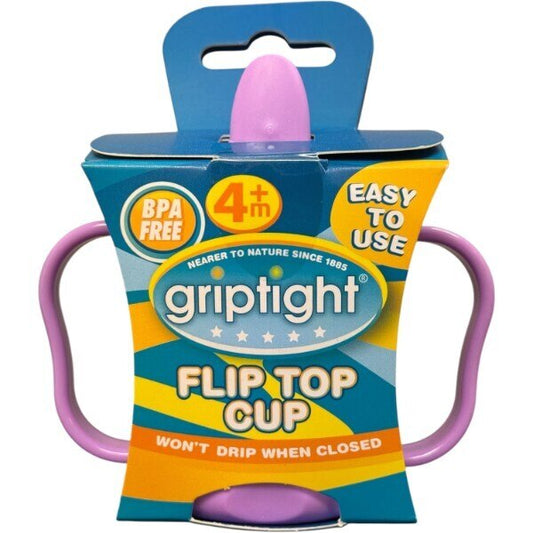 Griptight Flip Top Cup 4M+ Purple