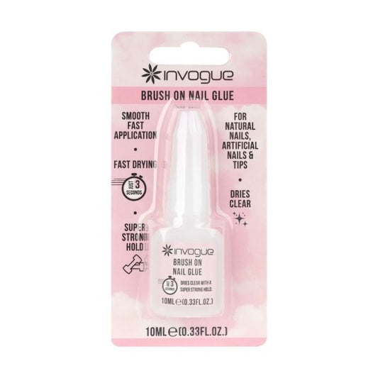Invogue Brush On Nail Glue 10 Ml