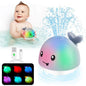 Light Up Whale Bath Toy Sprinkler Bathtub Water Toy