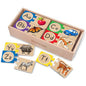 Melissa & Doug Self-Correcting Alphabet Puzzle (52 pcs) with Toy Storage Box