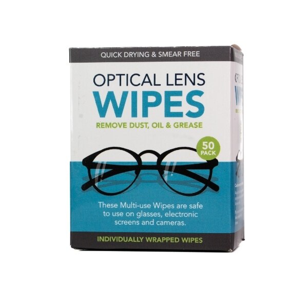 Optical Lens Wipes 50s