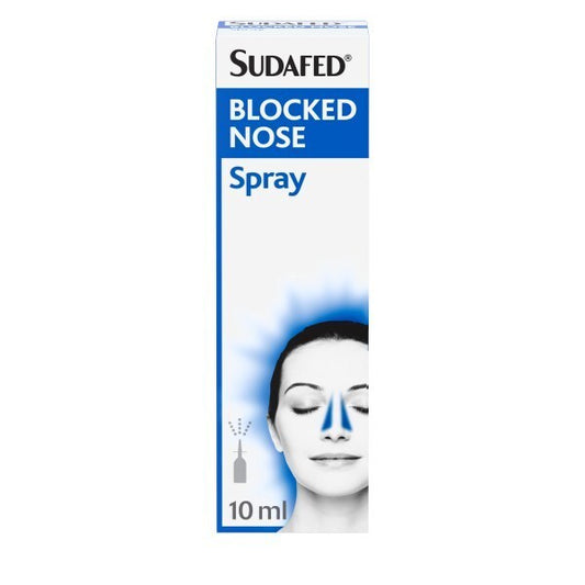 Sudafed Blocked Nose Nasal Spray 10ml