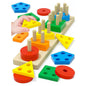 Toddler Stocking Stuffers Wooden Learning Puzzles Shape Sorter Toy
