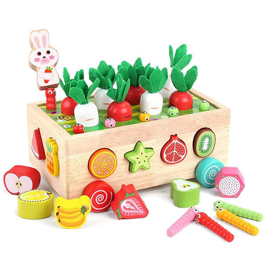 Toddlers Montessori Wooden Educational Toys for Baby