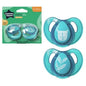 Tommee Tippee Essentials Cherry Soother 6M+ X2 Blue